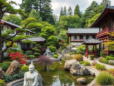 Gardens and Japanese-Themed Places
